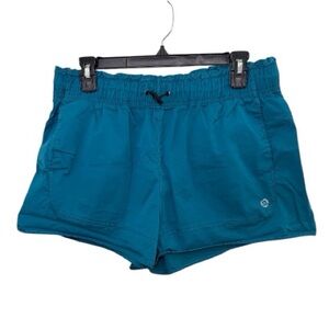 Mondetta Women’s Teal Athletic Shorts with Drawstring Size Large